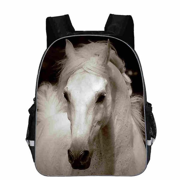 Sac à Dos 3D Unicorn Academy - Licorne Brillante - Bretelles Réglables - Idéal Pour L'École - 4
