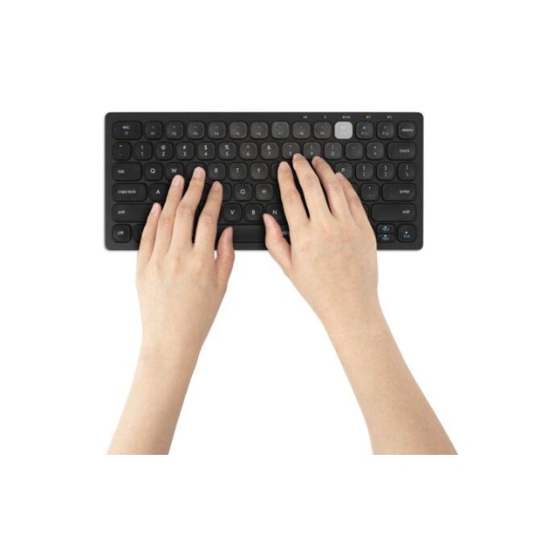 Dobbelt trådløst kompakt tastatur f782 | Fyndiq