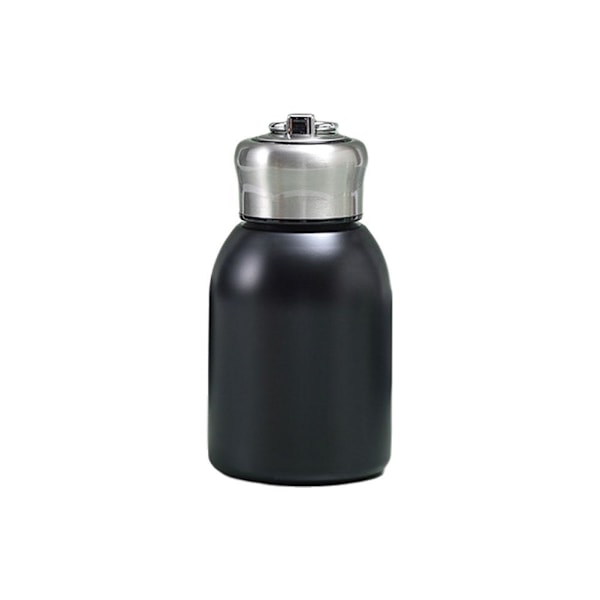 Mini Söt Vakuum Termosmugg Kompakt 304 Stål Rostfritt Med Portabel Stor Mage Design Vatten B9z1 Black onesize