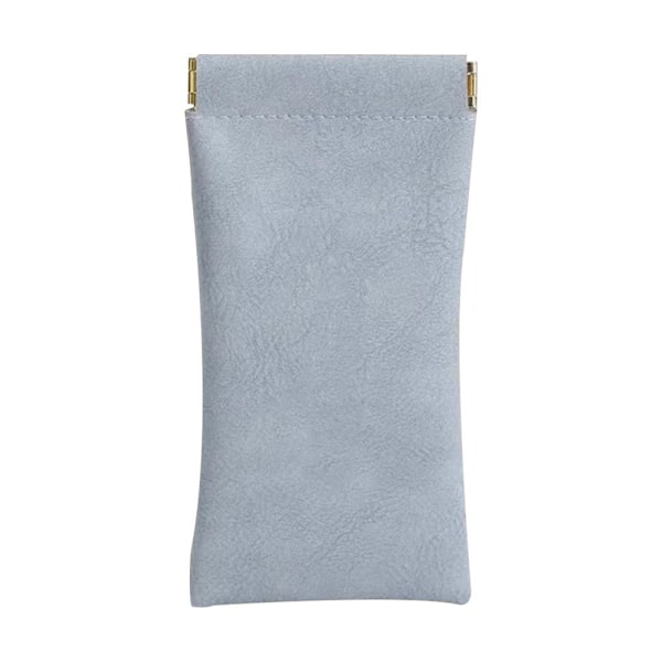 Mun Snäppta Solglasögon Glasögon Läderfodral Mjuk Påse Väska Prof X2B7 blue 9*18cm
