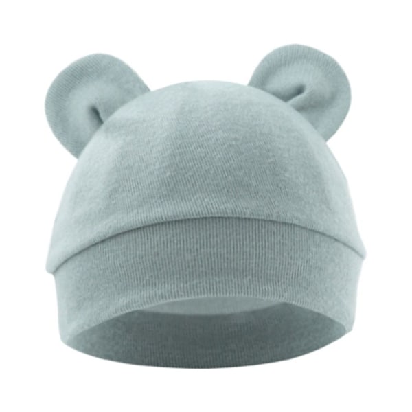 Nyfödd Baby Mössa Prematur Pojkar Hattar Söt Baby Björn Hatt O9m8  Blue  One size