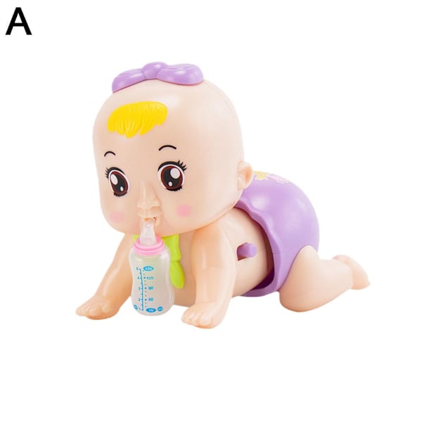 Krypande babyleksaker Dockor Guide Bebisar Lär sig Gå Utbildning Små Lärande Krypande Dockor S6L1  pink one-size