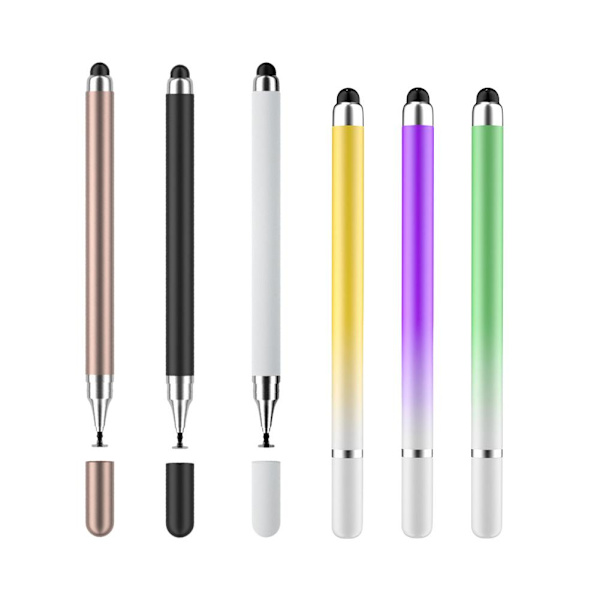 1x Universal 2 i 1 Stylus Penna För IPad Surfplatta Mobil F8I6 D7I8 Telefon Z3C7 Gradient Green onesize