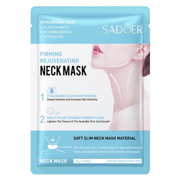 Sadoer Uppstramande & Reparerande Föryngrande Halsmask Lyftande Hals & Uppstramande Linjer Bleknar Mask Y5f5