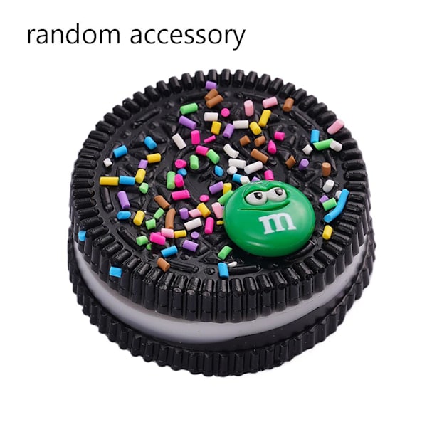 Simulering M Böna Sandwich Kex Kläm Leksak Dekompression Ve Black M 1pcs random