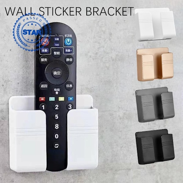 Multifunktionell Telefonhållare Väggmonterad Organizer Förvaringsdocka Ställ Laddningsorganisator Kontroll M7f7 gray 1pcs