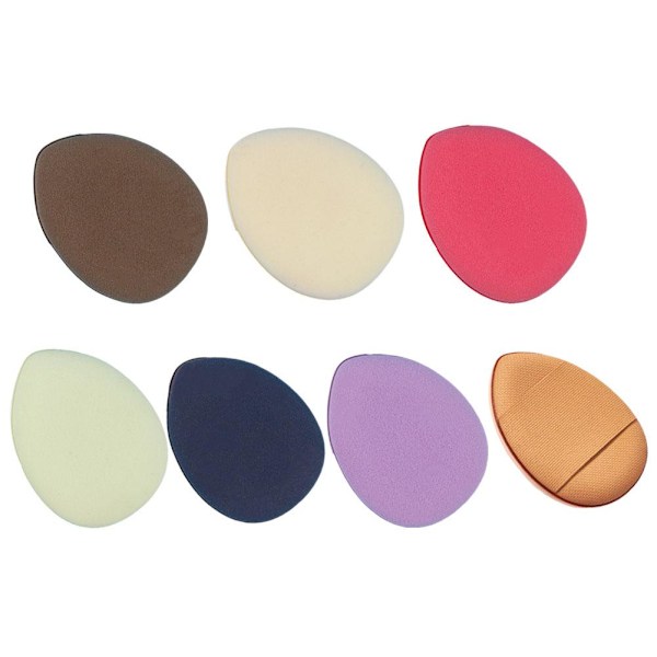 Litet set med fingersvampar för smink, för exakt concealer och foundation πт σ η, khaki camel One-size