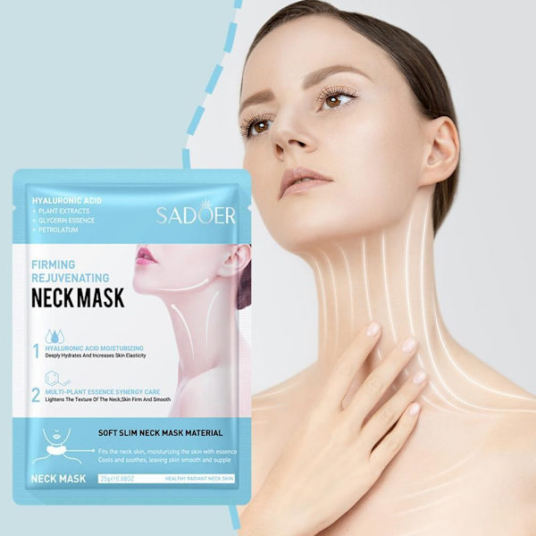 Sadoer Uppstramande & Reparerande Föryngrande Halsmask Lyftande Hals & Uppstramande Linjer Bleknar Mask Y5f5
