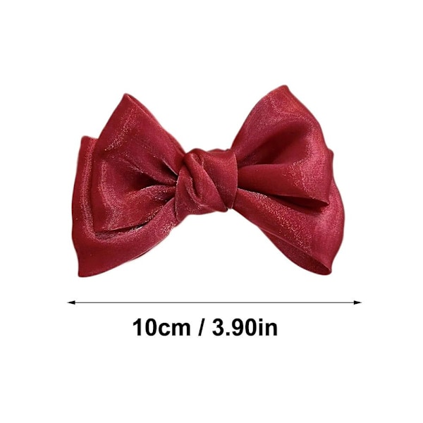 Elegant Smidd Rosett Hårnål Söt Prinsessrosett Hårnål Kvinnlig Vårboll Fé Hårnål Fransk D2Z7 Red 1pcs
