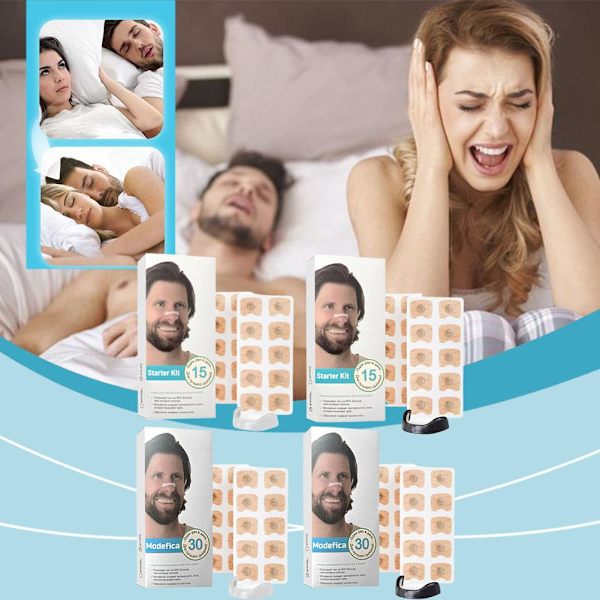 Anti-Snark Magnetisk Näs Dilator Näsplåster Sluta Snarka Devi B2F8 E8E2 01 white 15pcs