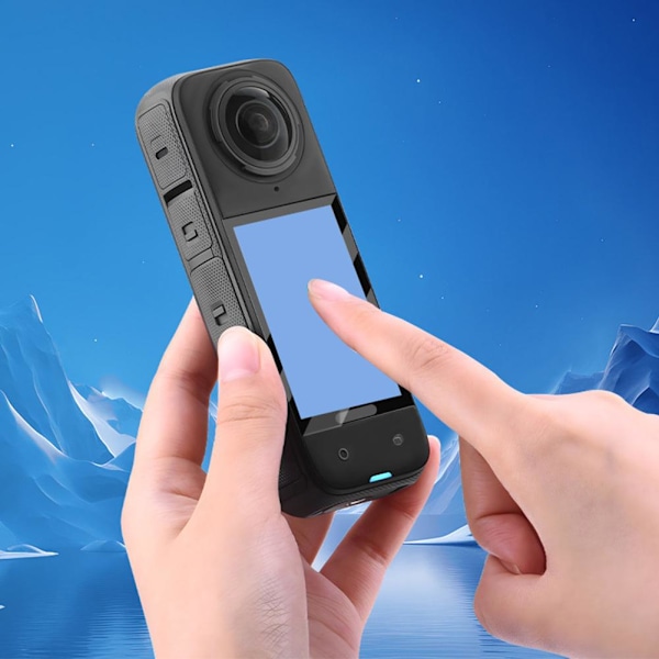 För Insta360 X5/4 Böjd Härdat Skyddsfilm HD Skärmskydd