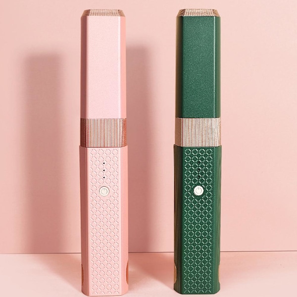 Sladdlös 2-i-1 Plattång Locktång med USB-laddning Bärbar och S1 pink 20*3*3cm
