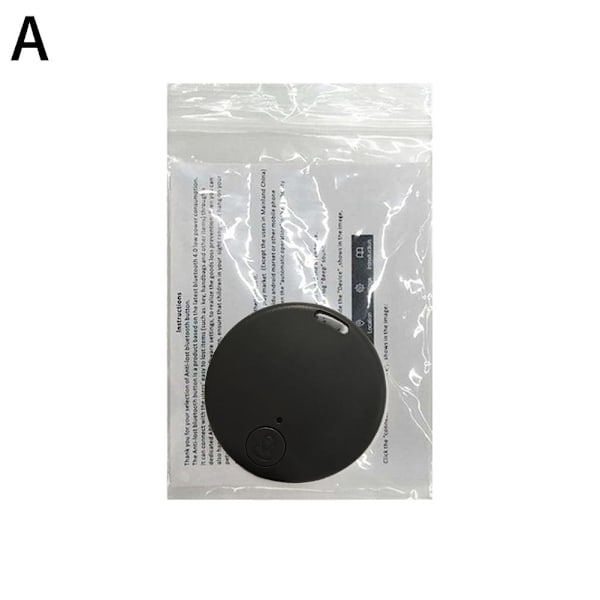 Bärbar GPS-tracker för husdjur Anti-förlustenhet Bluetooth IOS-system a Black One size