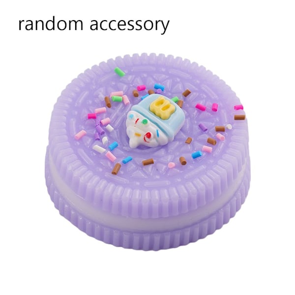 Simulering M Böna Sandwich Kex Kläm Leksak Dekompression Ve Purple M 1pcs random