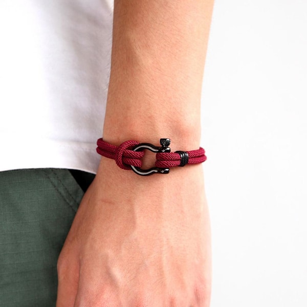 U Platt Form Justerbart Schackelspänne För Överlevnad V4N9 Armband Rep V4A6 yellow One-size