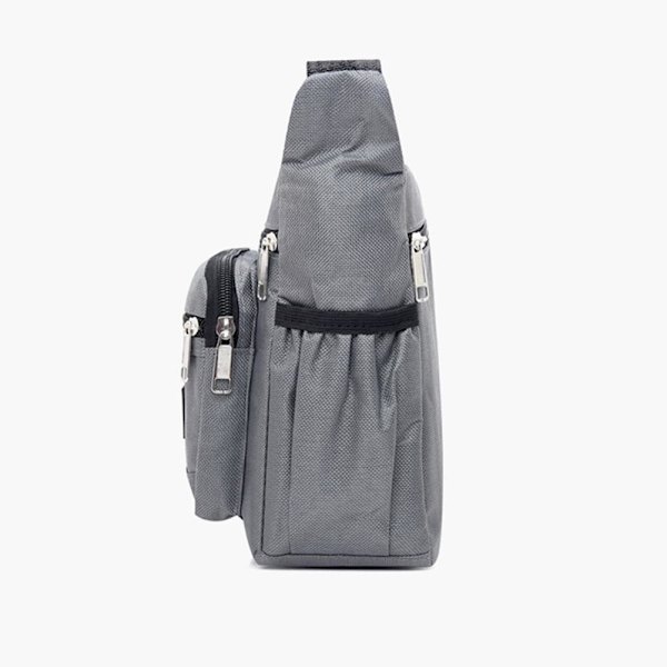 2025 Ny herrväska Stor Kapacitet Casual Business Herr Multi Enkellager K9B5 Gray One size