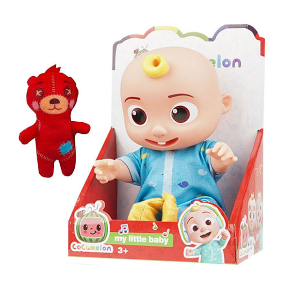 Musikaliska Dockor Bebe Bedtime Musikaliska Dockor Mjuk Vinyl Cocomelon Baby Jj Musik Tecknad Docka I6N9 8in green one-size