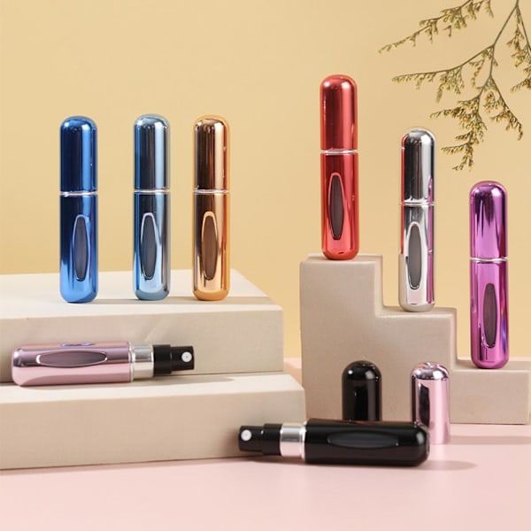 5ml Essens Vattenflaska Bärbar Rese Kosmetisk Prov Sprayflaska Vattenflaska Återfyllningsbar Y7e9 red 1pc