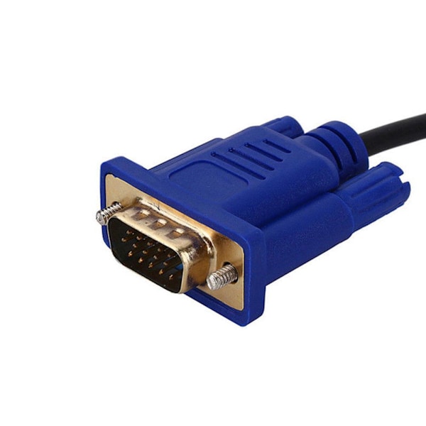 HDMI till VGA-kabel med ljud- och strömadapter för VGA-anslutning vid 1080p-upplösning