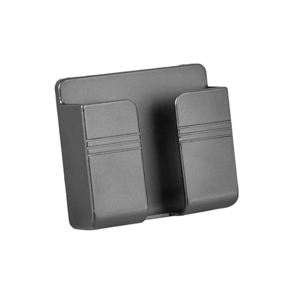 Multifunktionell Telefonhållare Väggmonterad Organizer Förvaringsdocka Ställ Laddningsorganisator Kontroll M7f7 gray 1pcs