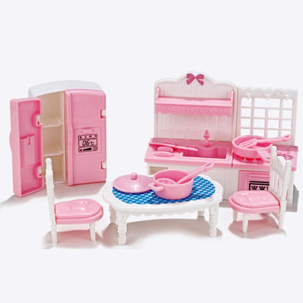 Pedagogiska Leksaker Simulation Kök Badrum Pussel C5O7 Leksak O1Z7 S7A3 D6B5 kitchen 1set