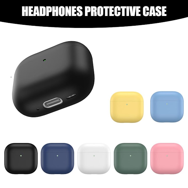 Fashion Mjukt Silikon Hörlurs Skyddsfodral För Apple 4 Airpods P3S8 white for airpods 4
