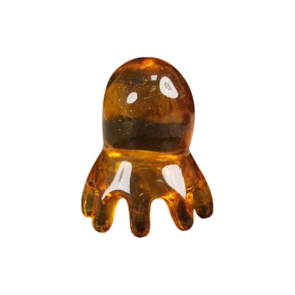 Mini Massage Comb Harts Resin Bläckfisk Kam SPA Massage Comb д& Y1Y7 I3L2 Y9C2 coffee 1pcs