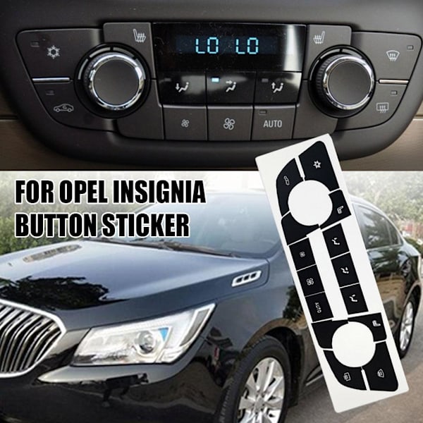 För BuickRegal Klimatkontroll Dash Knapp Reparation Dekal Stickers N5P1