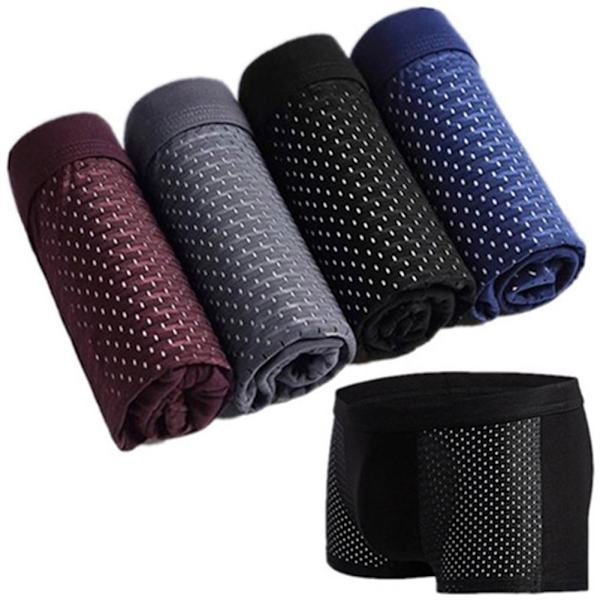 Drop Daddy Bambu Boxerkalsonger, Box Hero Bambu Boxers Bekväma Herrshorts E9L6 MulticolorL XL