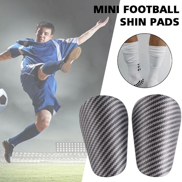 Mini Fotboll Benskydd Slitstark Ben Skydd Fotboll Lättvikt Träning Portabel P9h4 blackS XS
