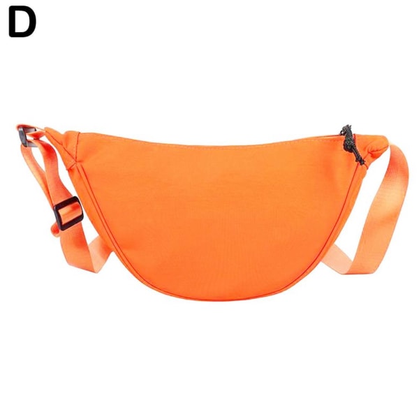 1st nylon dumplingbag bärbar underarm och bör orange one-size