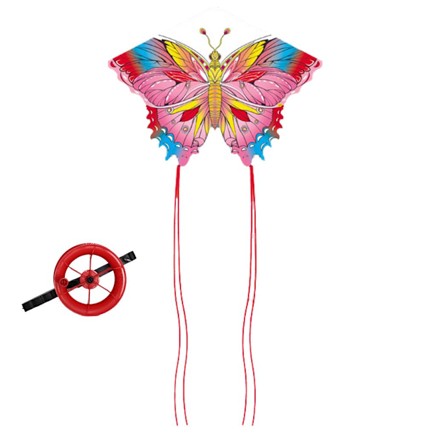 Drakflygning Fjärilsdrakar Nylon Tyg Utomhusleksaker Weifa Purple 10cm50m wire wheel
