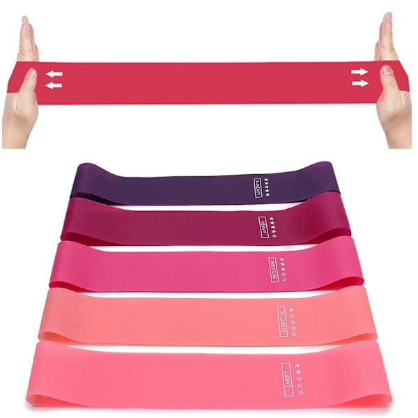 Gym med elastiska band, träningsutrustning, yogaresistans 40 bl onesize
