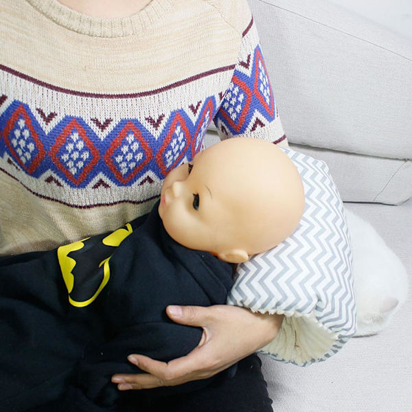 Tjock Mjuk Amningskudde för Bebisar Amningsarmskudde Bekväm Q0l1 D one