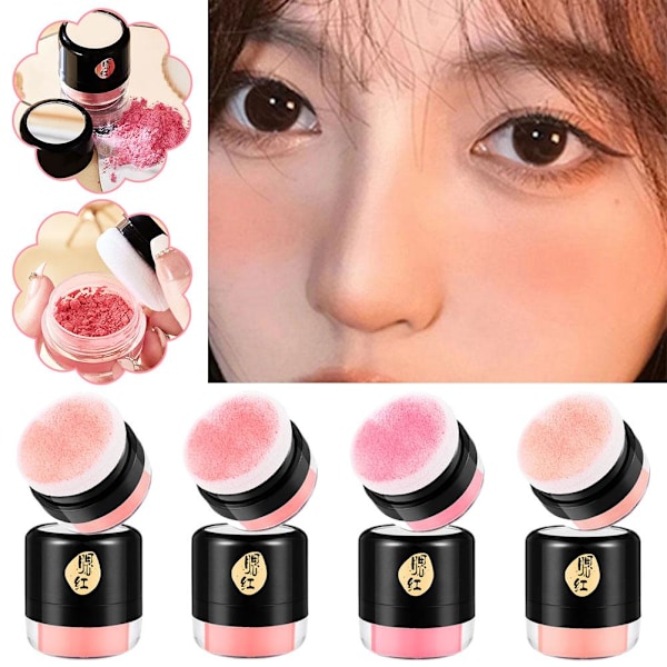 Hudvänlig Mjukfärgad Med Mjuk Luftkudde Rouge Puder Blush C7l2 01 # Coral Red 5g