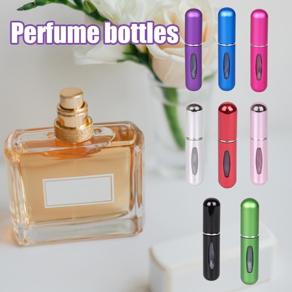 5ml Essens Vattenflaska Bärbar Rese Kosmetisk Prov Sprayflaska Vattenflaska Återfyllningsbar Y7e9 red 1pc