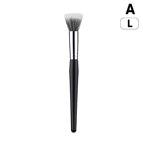 Svart Mjuk Rouge Borste Puder Foundation Skönhet Sminkverktyg Lot O5 O7I8 Q2T I6D7  blackB  small