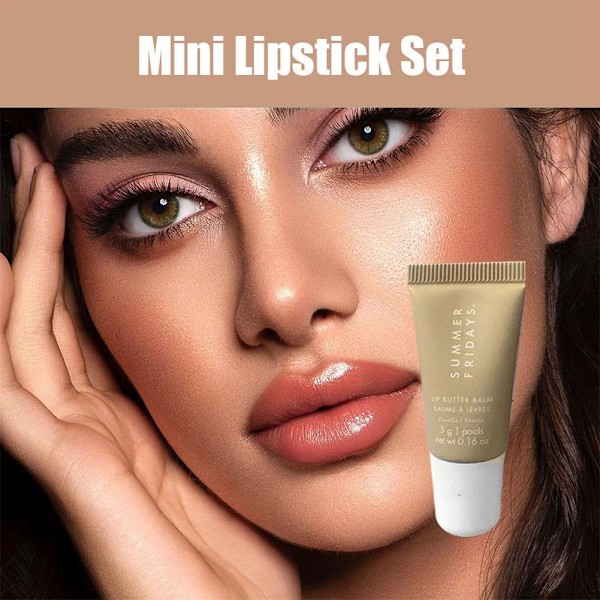4-DELARS SET SUMMER FRIDAYS The Mini Neutrals Lip Butter Balm Set