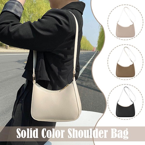 Sommar Ny Stil Väska Dam Mode Messenger Väska Färg Enkel Väska Armhåleväska Messenger N4  white onesize