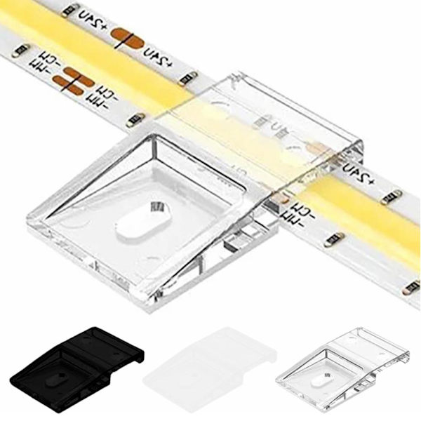 3/5/10 st Ljusslinga Monteringsklämma LED Fäste Hållare Kabelorganiserare Hom I4C8 transparent 10pcs