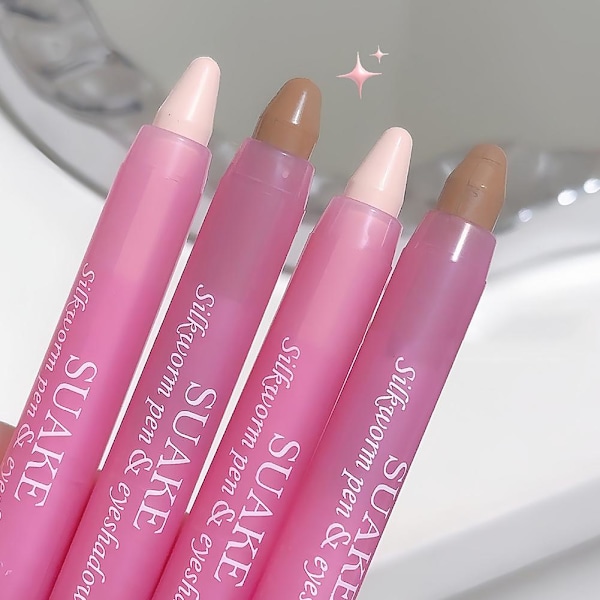 Suake Matt Highlighter Contouring Stick Nässkugga Ansiktskonturer Vattentät Naturlig Ansiktsmakeup 02 3g