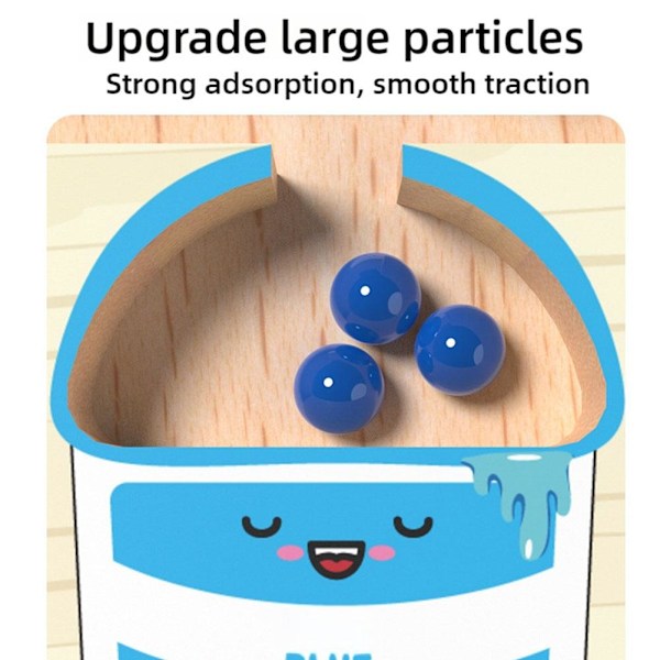 Magnetisk Färg- och Nummerlabyrint Leksaker Trä Färgsortering Matchning
