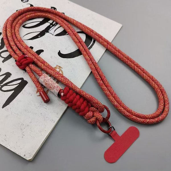 Universal Flätad Telefon Lanyard Rem Anti-förlorad Lanyard Rem Fo Camouflage tone Lanyard and clips