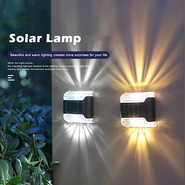4/1X SUPERSTARKA SOLCELLSDJUR STÄNGSEL VÄGGLAMPOR 'LED UTOMHUS E9 C7M2 blackB warm light