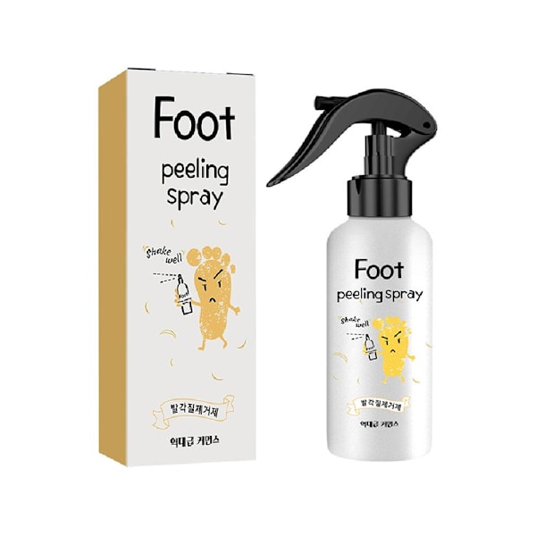 200ml Fot Exfolieringsspray Reparera Död Hud och Förhårdnader Vit
