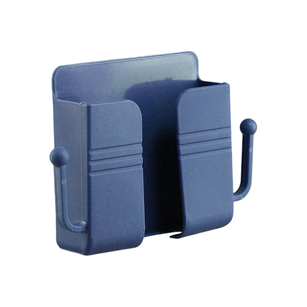 2 st multifunktionell väggmonterad sängbord utan stansning blue 1PC