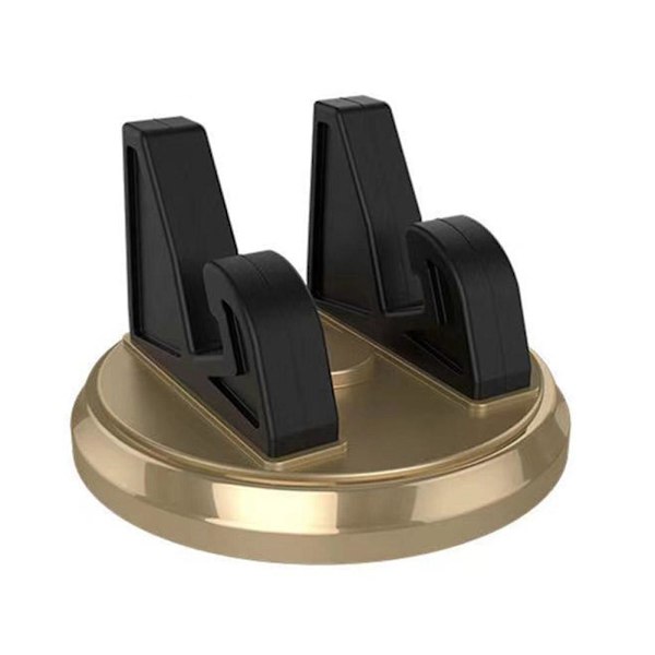 Bil Anti-halk Dashboard Gummimatta Fäste Ställ För Mobiltelefon & GPS-hållare gold one-size
