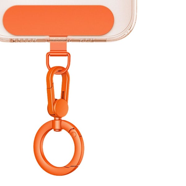 Universal Mobiltelefon Sling Rep Kort Clip Telefon Snodd Packning Patch ho t Z9H7 orange 1pcs