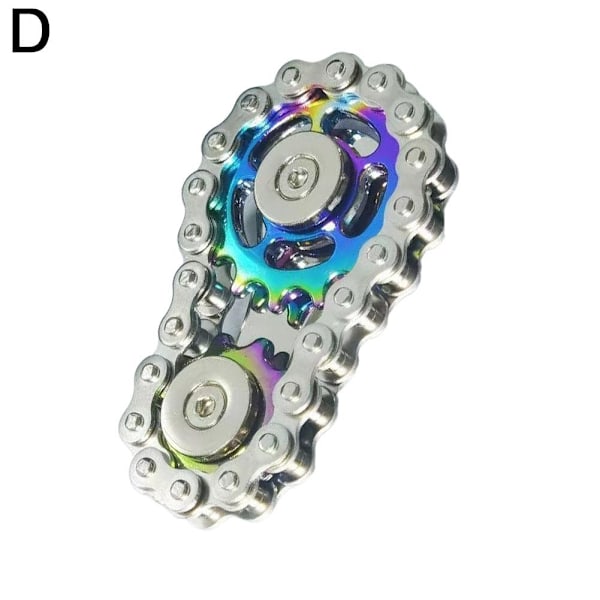 Kugghjul Svänghjul Fingertopp Gyro Kedjor Fidget Spinner Met color-silver 1pcs