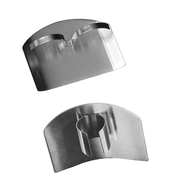 Kök Finger Handskydd Rostfritt Stål Hackverktyg Skiva Kock Q7J1 two fingers One-size